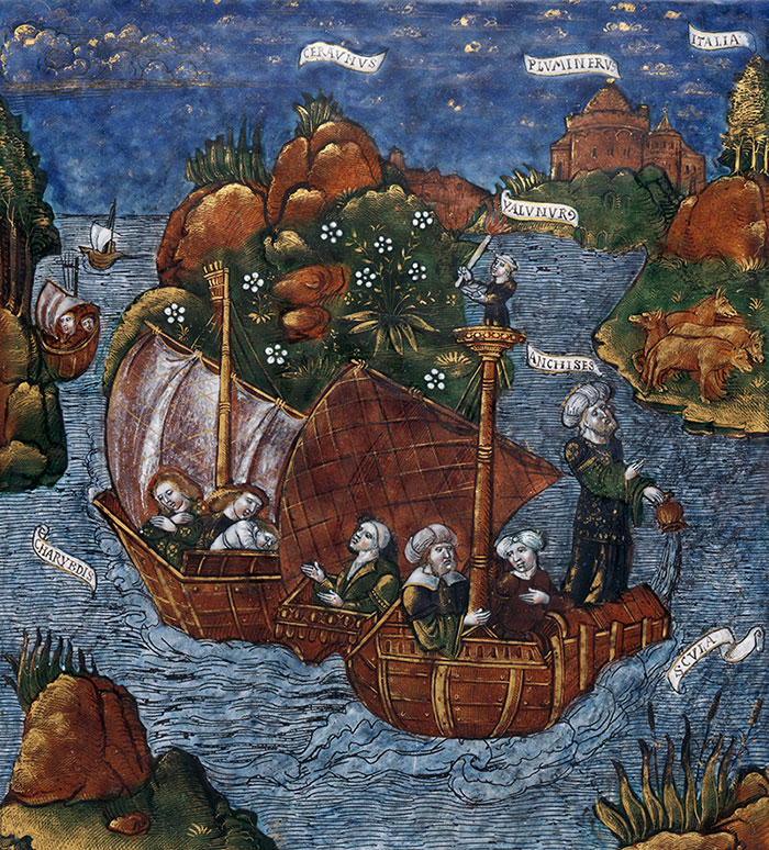 Aeneas İtalya Kıyılarına Ulaşıyor (Aeneid BookIII, 1530–35)
