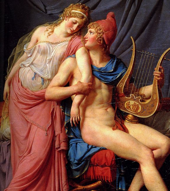 Helen ve Paris'in Aşkı, Jacques Louis David,1788